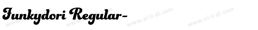 Funkydori Regular字体转换